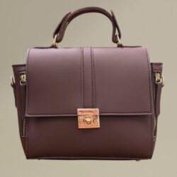 Timeless Hand Bag in dark brown